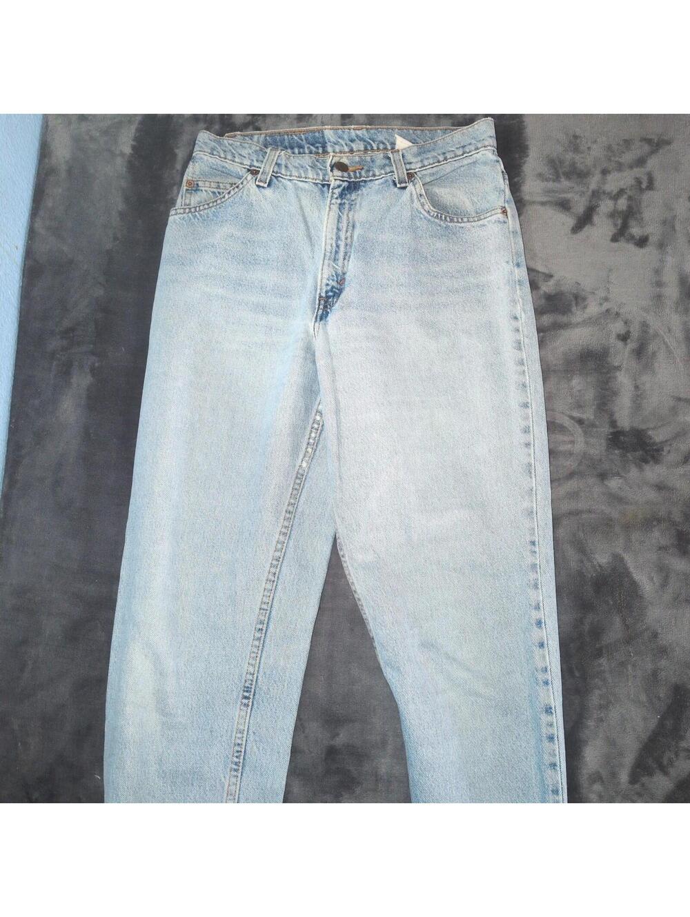 Vintage 90s Levi's 951 Jeans Orange Tab Relaxed Fit Tapered Leg Women M Size